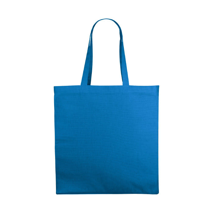 Bolsa Tote de 220gr en colores color azul claro vista delantera