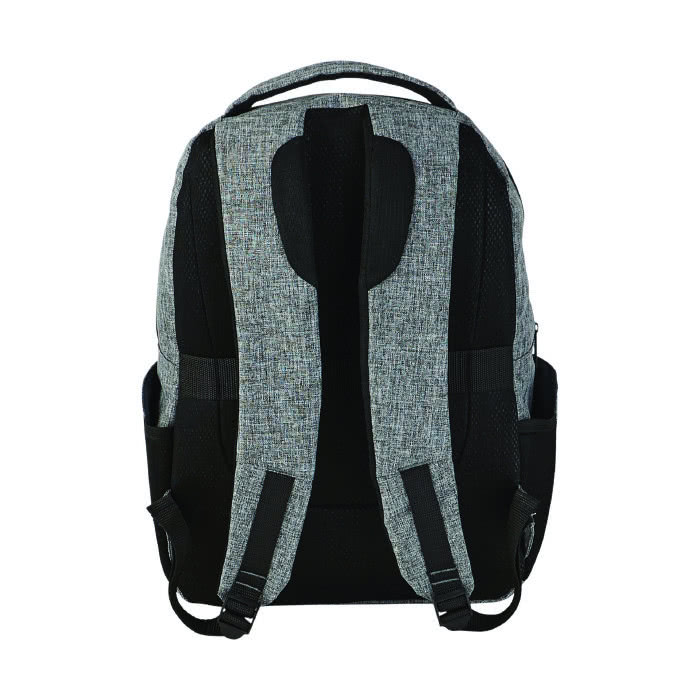 Mochila para portátil con protección RFID color gris vista trasera Mochila para portátil con protección RFID color gris vista trasera