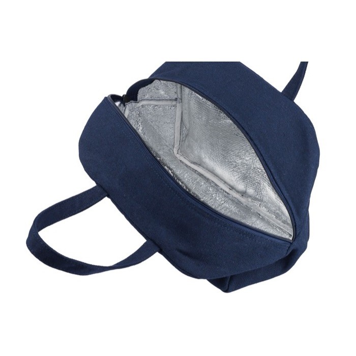 Bolsa térmica de polialgodón reciclado con interior de aluminio sexta vista Bolsa térmica de polialgodón reciclado con interior de aluminio sexta vista