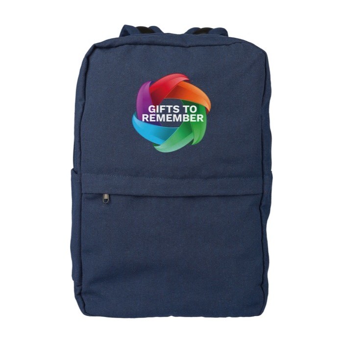 Clásica mochila de polialgodón reciclado para portátil 15'' novena vista Clásica mochila de polialgodón reciclado para portátil 15'' novena vista