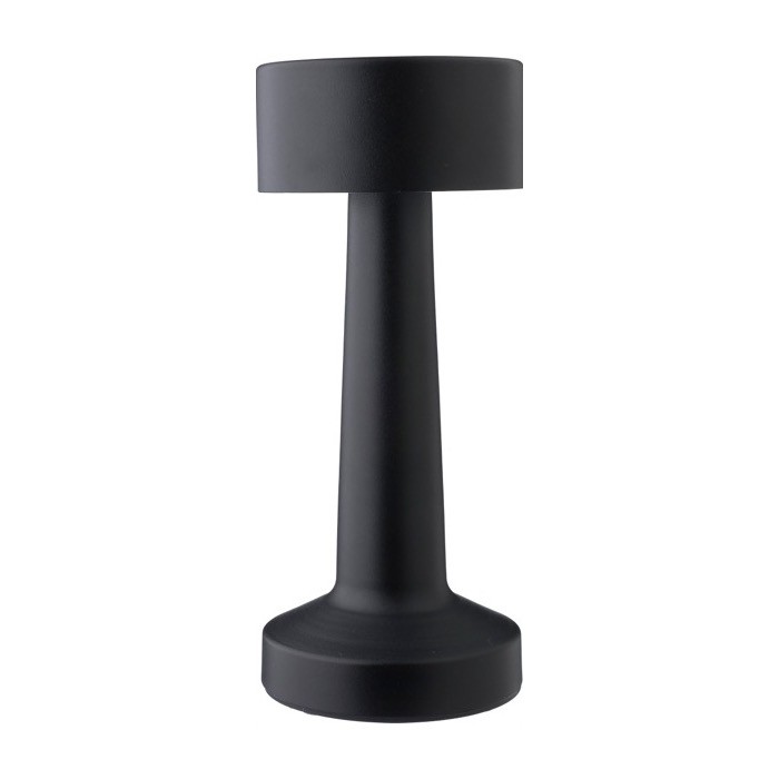 Lámpara de mesa con 3 modos de luz con sensor táctil en parte superior color negro primera vista Lámpara de mesa con 3 modos de luz con sensor táctil en parte superior color negro primera vista