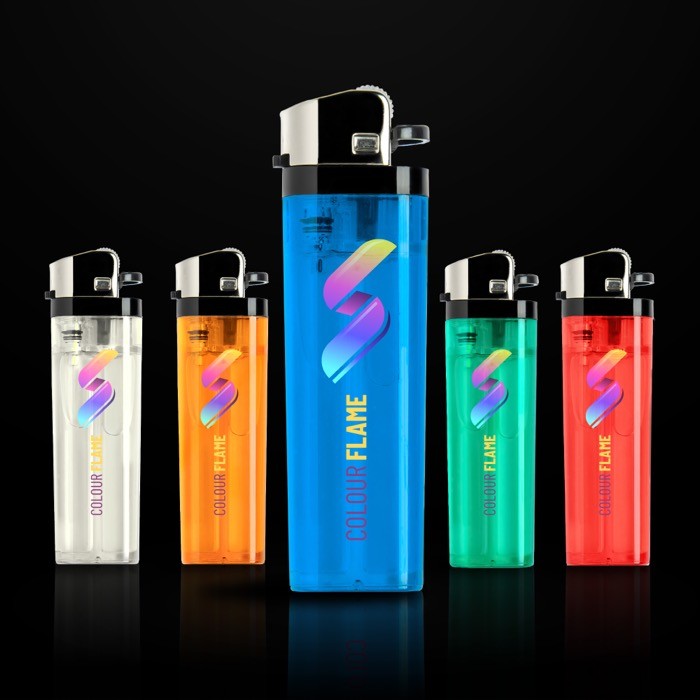 Mechero desechable de piedra clásico con surtido de varios colores color surtido vista detalle 1