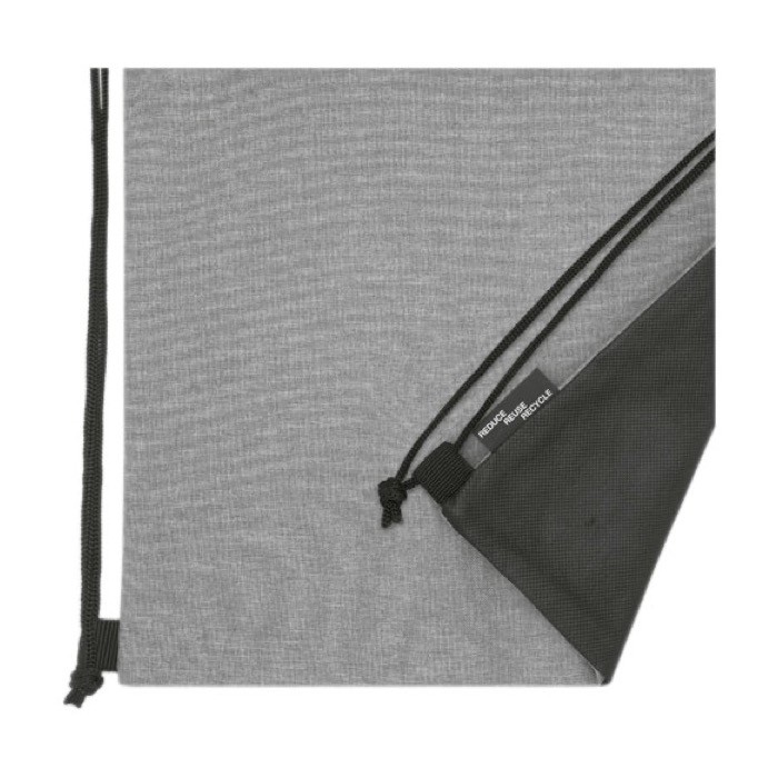 Mochilas recicladas de cuerdas color gris vista detalle 2