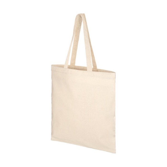 Bolsa de algodón y poliéster reciclado color natural Bolsa de algodón y poliéster reciclado color natural