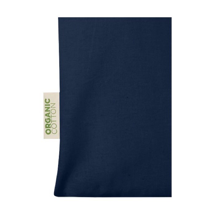 Bolsa tote de algodón 140 g/m2 color azul marino vista detalle 1 Bolsa tote de algodón 140 g/m2 color azul marino vista detalle 1