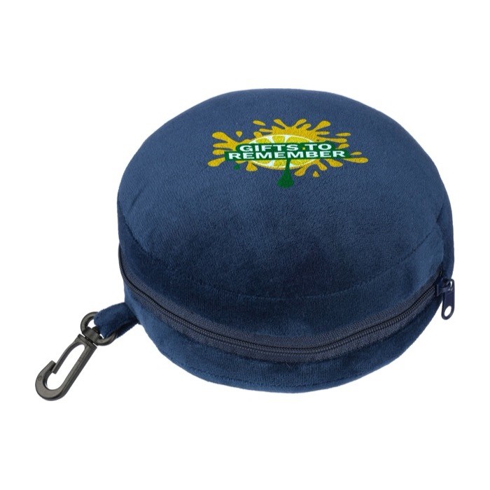 Set de viaje con almohada y antifaz de algodón y poliéster suave décima vista Set de viaje con almohada y antifaz de algodón y poliéster suave décima vista