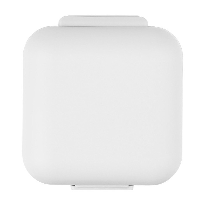 Pastillero de plástico con 5 compartimientos individuales color blanco primera vista Pastillero de plástico con 5 compartimientos individuales color blanco primera vista