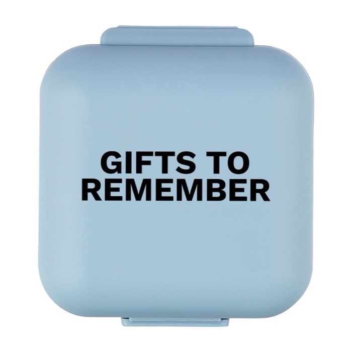 Pastillero de plástico con 5 compartimientos individuales sexta vista Pastillero de plástico con 5 compartimientos individuales sexta vista