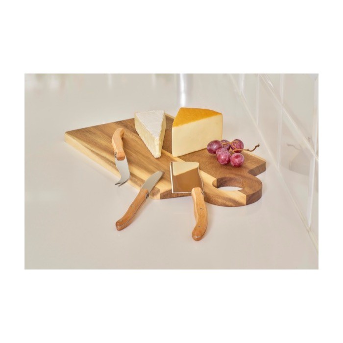Juego de cuchillos para quesos o charcutería en una bolsa con velcro octava vista Juego de cuchillos para quesos o charcutería en una bolsa con velcro octava vista