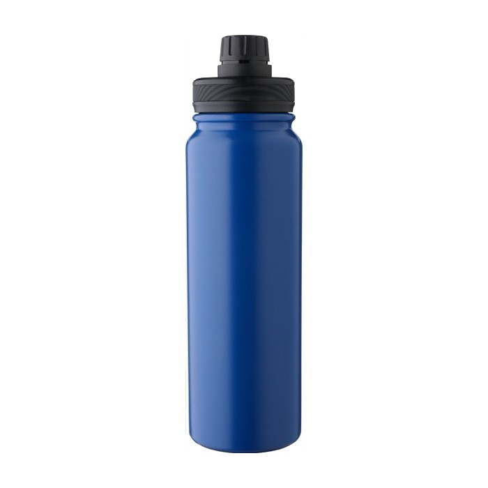 Botella de acero inox de doble pared con tapa de soporte de móvil 800ml color azul ultramarino primera vista Botella de acero inox de doble pared con tapa de soporte de móvil 800ml color azul ultramarino primera vista