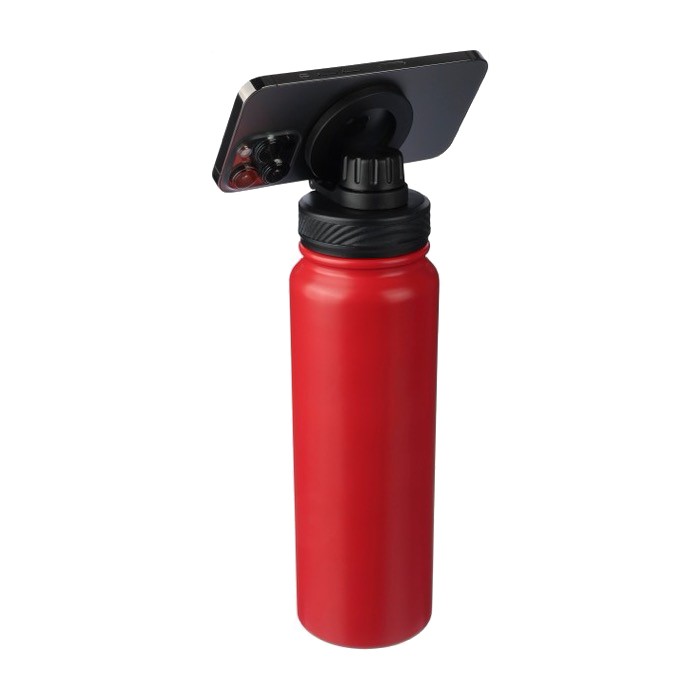 Botella de acero inox de doble pared con tapa de soporte de móvil 800ml primera vista Botella de acero inox de doble pared con tapa de soporte de móvil 800ml primera vista