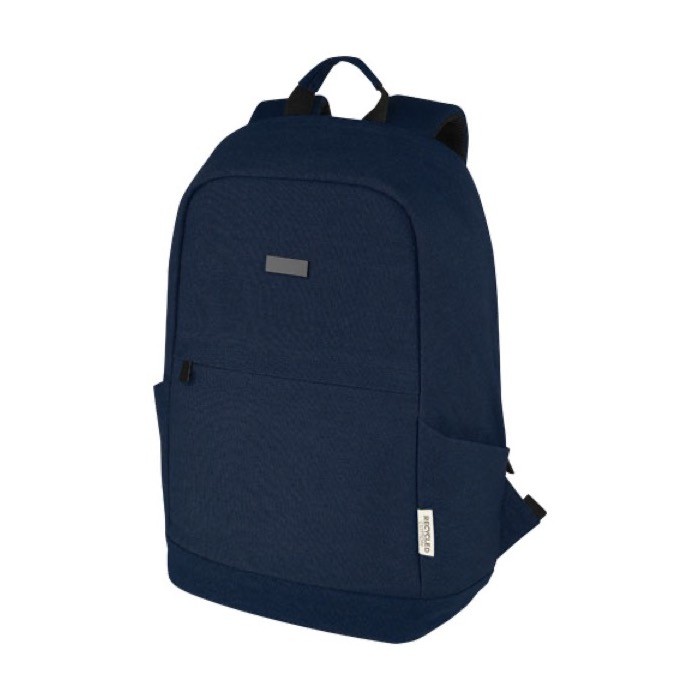 Mochila antirrobo de material reciclado para PC con bolsillos 15,6” color azul marino