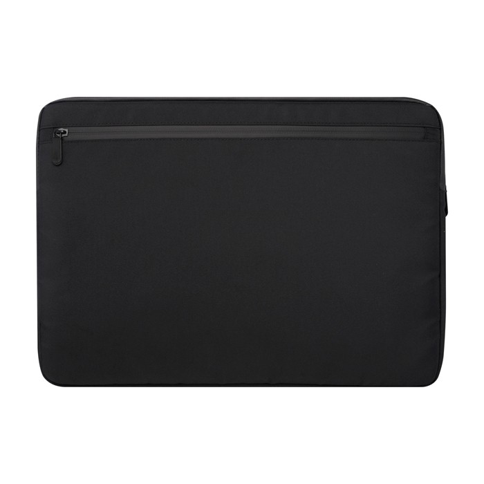 Funda para portátil de poliéster reciclado y forro interior 15,6” color negro segunda vista trasera