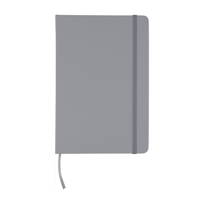 Libreta de tapa dura RPET con todo a juego hojas a rayas A5 color gris primera vista Libreta de tapa dura RPET con todo a juego hojas a rayas A5 color gris primera vista