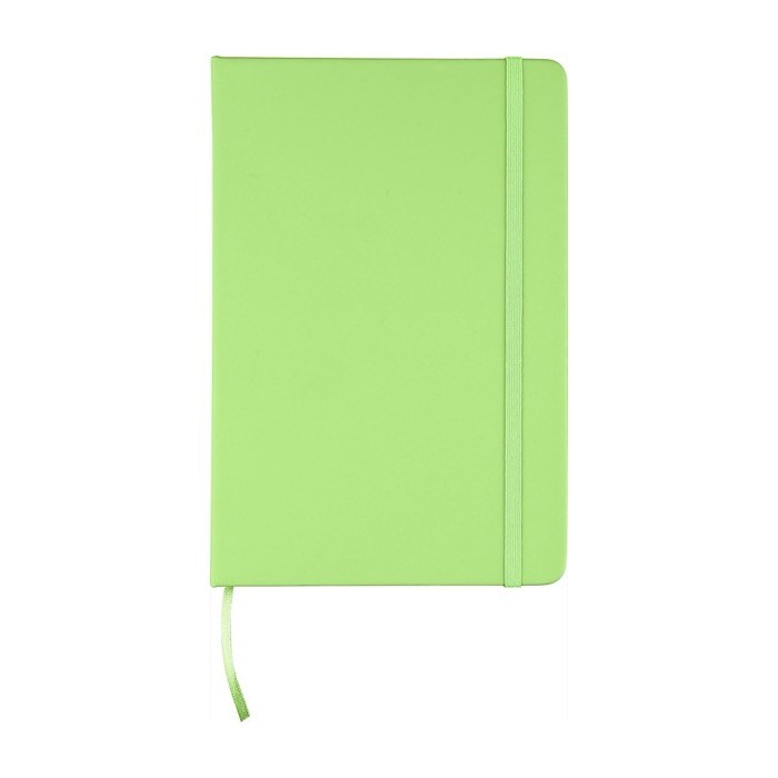 Libreta de tapa dura RPET con todo a juego hojas a rayas A5 color verde claro primera vista Libreta de tapa dura RPET con todo a juego hojas a rayas A5 color verde claro primera vista