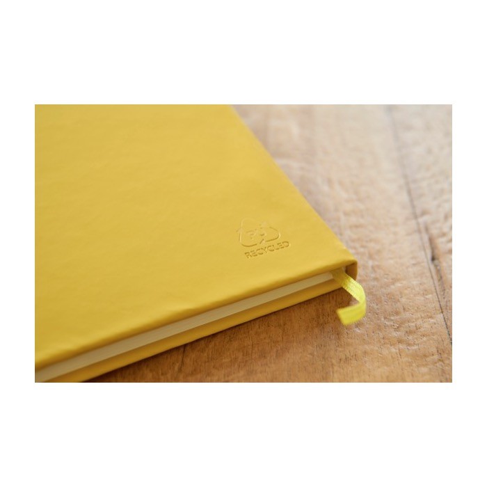 Libreta de tapa dura RPET con todo a juego hojas a rayas A5 cuarta vista Libreta de tapa dura RPET con todo a juego hojas a rayas A5 cuarta vista