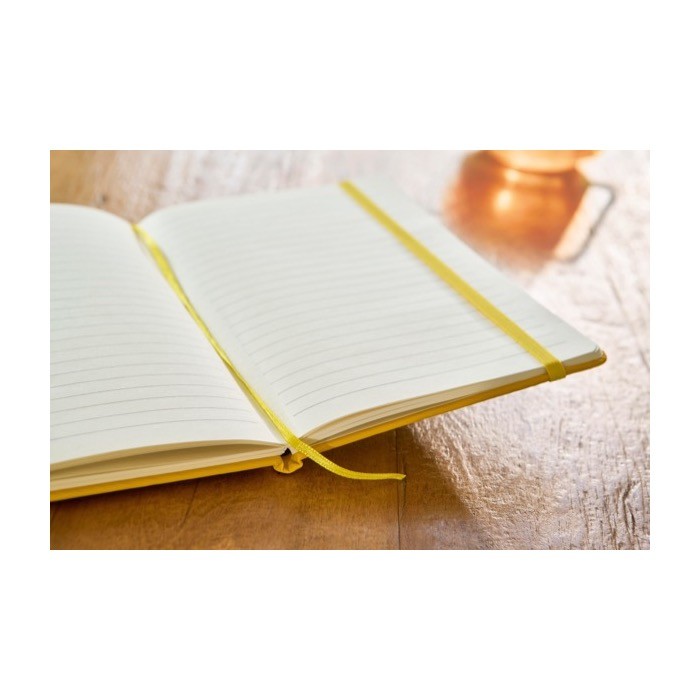 Libreta de tapa dura RPET con todo a juego hojas a rayas A5 sexta vista Libreta de tapa dura RPET con todo a juego hojas a rayas A5 sexta vista