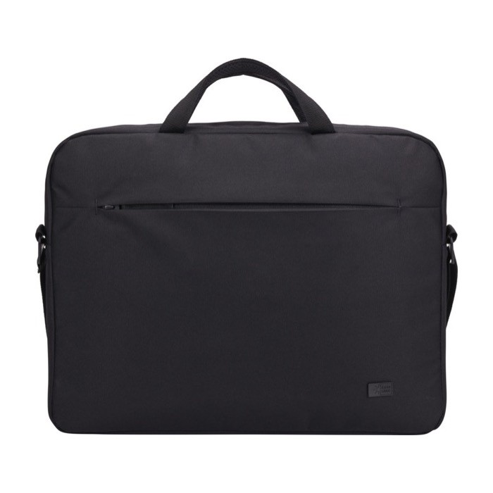 Maletín de poliéster reciclado para portátil con forro Case Logic Invigo 15,6” color negro segunda vista frontal Maletín de poliéster reciclado para portátil con forro Case Logic Invigo 15,6” color negro segunda vista frontal