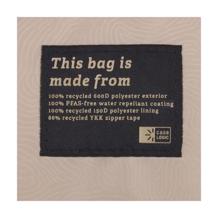 Funda de poliéster reciclado para PC acolchada Case Logic Invigo 15,6” color negro vista detalle 1