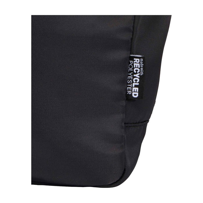Mochila de viaje ecológica multiusos para portátil 9L 14” color negro vista detalle 2