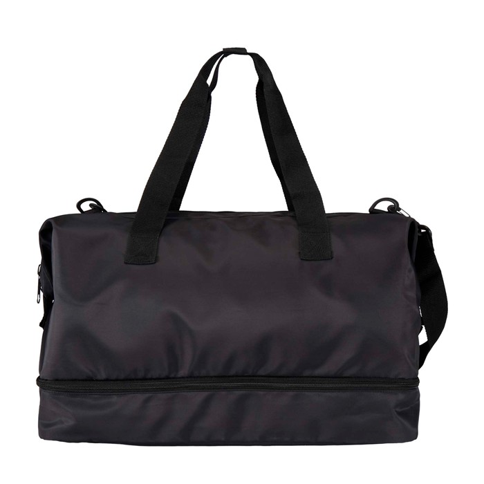Bolsa de viaje ecológica diseñada para un uso práctico y cómodo 42L color negro segunda vista trasera Bolsa de viaje ecológica diseñada para un uso práctico y cómodo 42L color negro segunda vista trasera