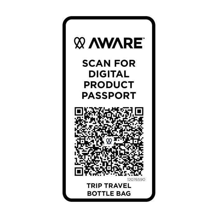 Bolsa de viaje para botellas hecha de materiales ecológicos 2L color negro cuarta vista Bolsa de viaje para botellas hecha de materiales ecológicos 2L color negro cuarta vista