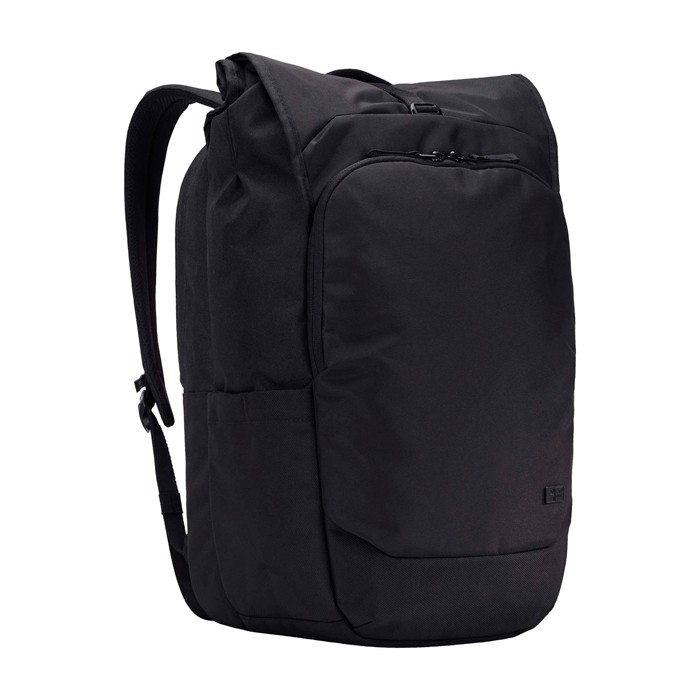 Mochila para portátil de poliéstser expandible con cierre enrollable 17” color negro