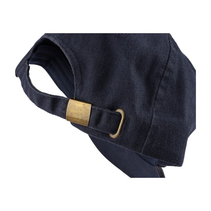 Gorra de 5 paneles en varios colores con efecto lavado 240 g/m2 sexta vista Gorra de 5 paneles en varios colores con efecto lavado 240 g/m2 sexta vista