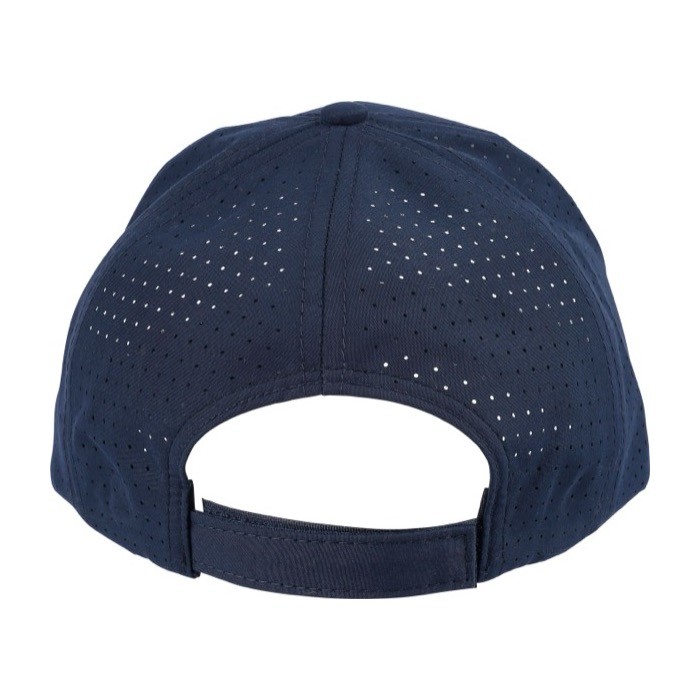 Gorra de poliéster con orificios en parte trasera para ventilación segunda vista Gorra de poliéster con orificios en parte trasera para ventilación segunda vista