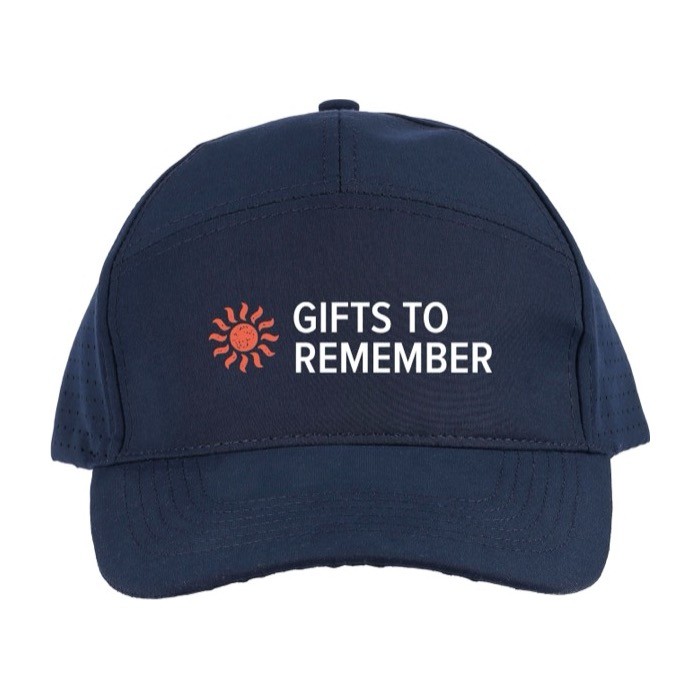 Gorra de poliéster con orificios en parte trasera para ventilación octava vista Gorra de poliéster con orificios en parte trasera para ventilación octava vista