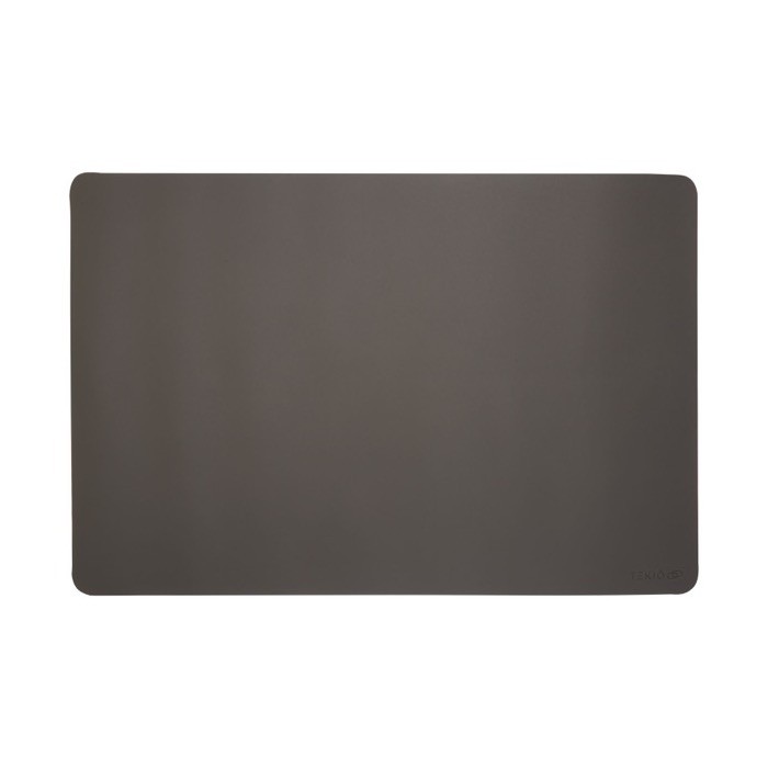 Alfombrilla de ratón para escritorio color gris oscuro segunda vista frontal