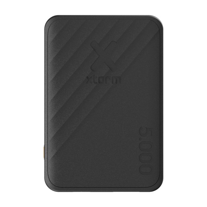 Batería externa de carga rápida con 2 puertos y FastCharge 5.000 mAh color negro segunda vista frontal