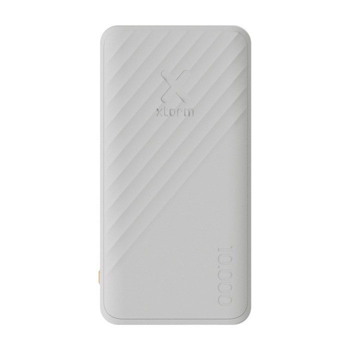 Powerbank de carga rápida con tecnología FastCharge 10.000 mAh color blanco segunda vista frontal Powerbank de carga rápida con tecnología FastCharge 10.000 mAh color blanco segunda vista frontal