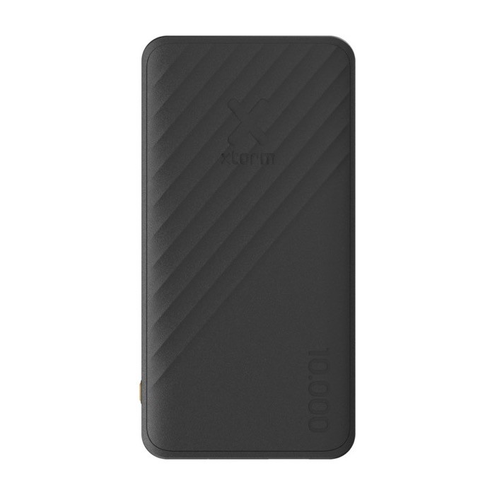 Powerbank de carga rápida con tecnología FastCharge 10.000 mAh color negro segunda vista frontal Powerbank de carga rápida con tecnología FastCharge 10.000 mAh color negro segunda vista frontal