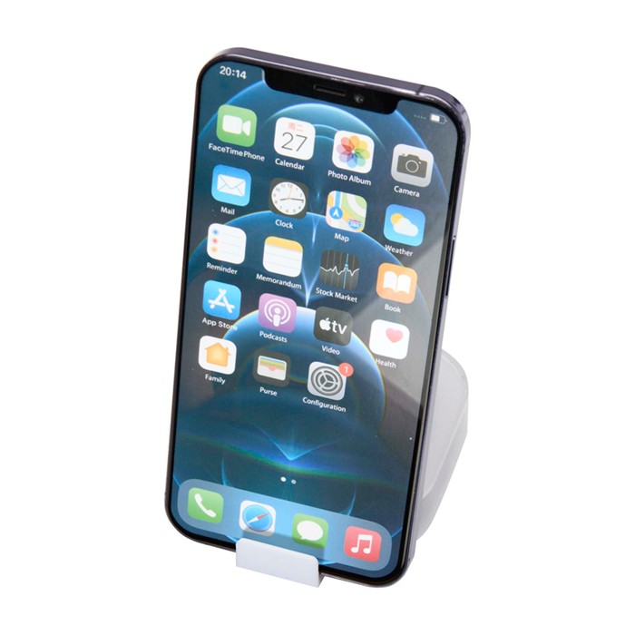 Auriculares cómodos tipo C con caja de plástico reciclado color blanco tercera vista Auriculares cómodos tipo C con caja de plástico reciclado color blanco tercera vista