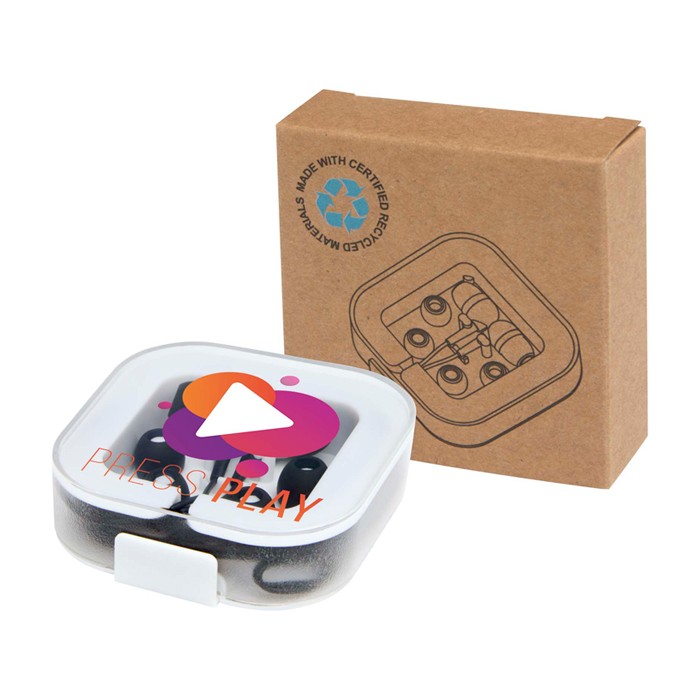 Auriculares tipo C de cable con sonido de alta calidad y micrófono color negro Auriculares tipo C de cable con sonido de alta calidad y micrófono color negro