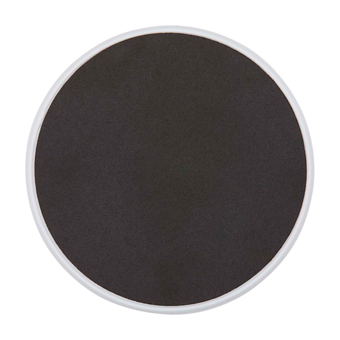 Soporte plegable magnético para teléfono con base de bambú color blanco segunda vista frontal