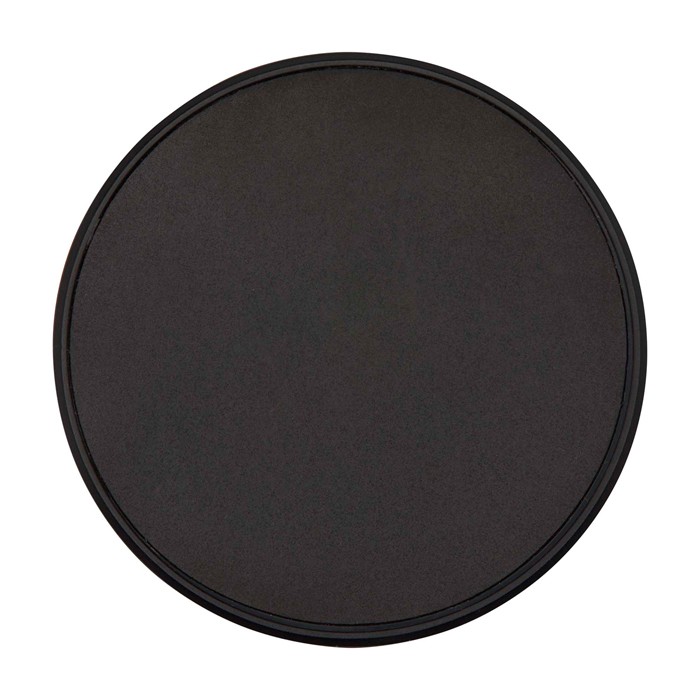 Soporte plegable magnético para teléfono con base de bambú color negro segunda vista frontal