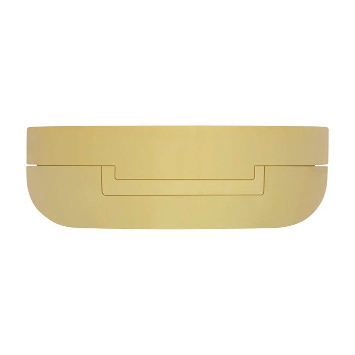 Bálsamo labial con aroma de vainilla y espejo interior FPS 15 color dorado segunda vista frontal Bálsamo labial con aroma de vainilla y espejo interior FPS 15 color dorado segunda vista frontal