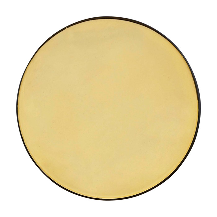 Bálsamo labial con aroma de vainilla y espejo interior FPS 15 color dorado tercera vista frontal Bálsamo labial con aroma de vainilla y espejo interior FPS 15 color dorado tercera vista frontal