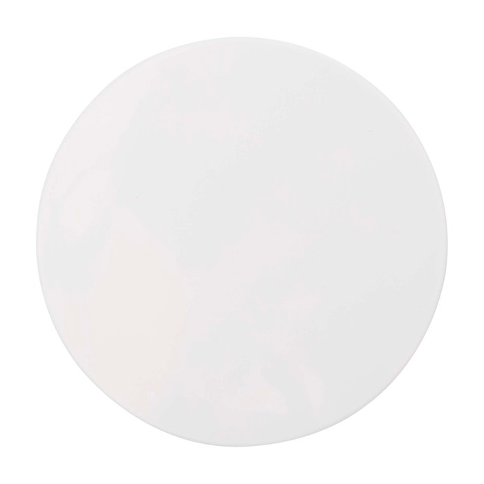 Espejo de maquillaje elegante y deslizante para retoques rápidos color blanco segunda vista frontal