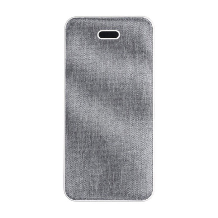 Batería externa rectangular de plástico reciclado y RPET 10.000 mAh tercera vista Batería externa rectangular de plástico reciclado y RPET 10.000 mAh tercera vista