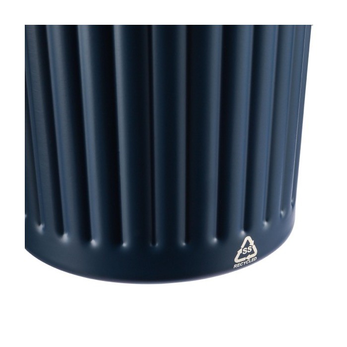 Taza take away de acero inoxidable reciclado con asa 450ml octava vista Taza take away de acero inoxidable reciclado con asa 450ml octava vista