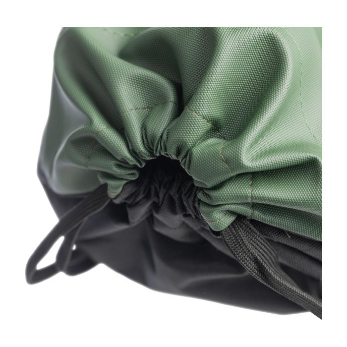 Mochila de cuerdas repelente al agua con bolsillo frontal séptima vista