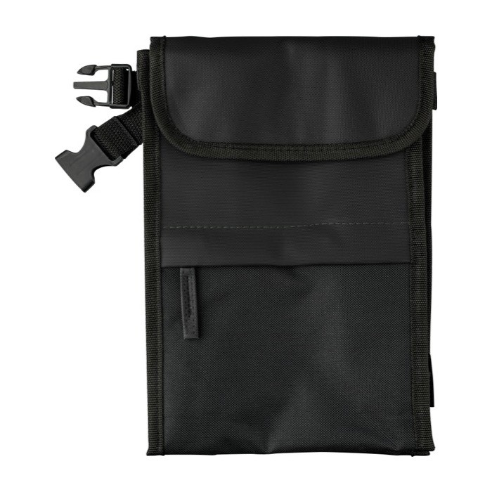 Bolsa nevera de poliéster y PU repelente al agua con 3 compartimientos color negro primera vista Bolsa nevera de poliéster y PU repelente al agua con 3 compartimientos color negro primera vista