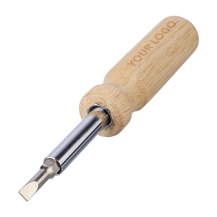 Destornillador principal con 4 puntas magnéticas dentro del mango segunda vista Destornillador principal con 4 puntas magnéticas dentro del mango segunda vista