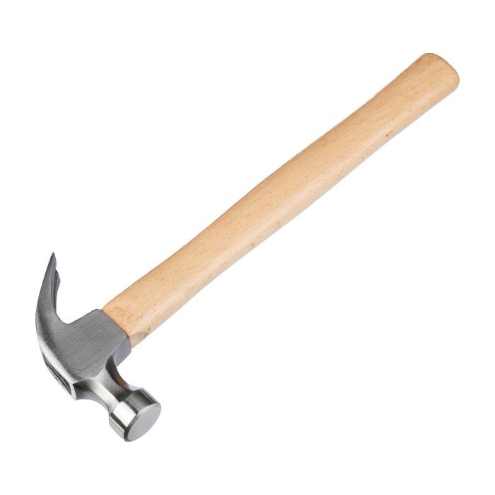 Martillo con cuerpo hecho de madera de haya y cabeza de acero tercera vista Martillo con cuerpo hecho de madera de haya y cabeza de acero tercera vista