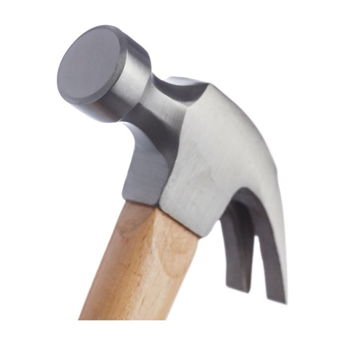 Martillo con cuerpo hecho de madera de haya y cabeza de acero sexta vista Martillo con cuerpo hecho de madera de haya y cabeza de acero sexta vista