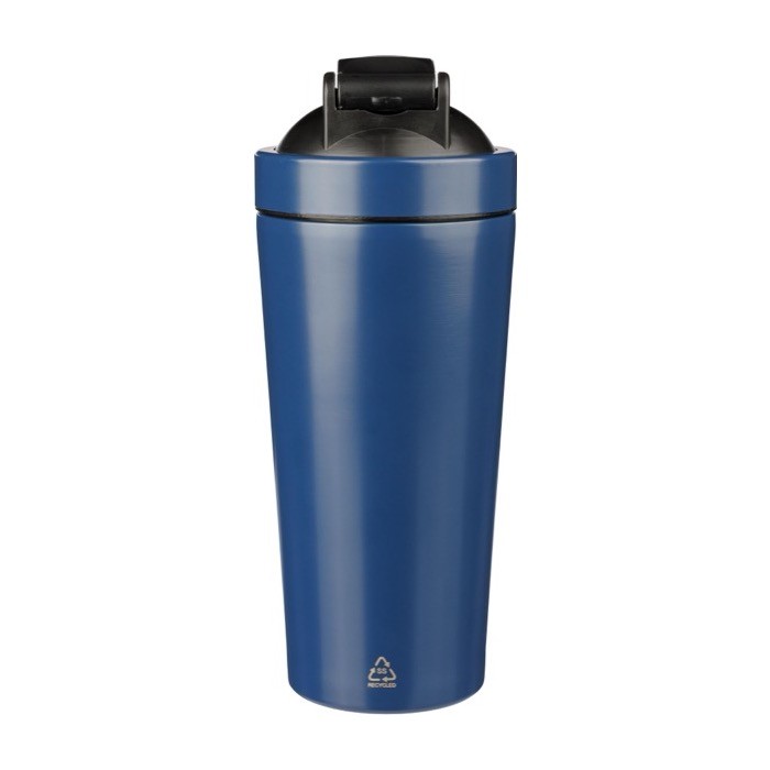 Shaker de acero inoxidable reciclado con bola mezcladora metálica 750ml cuarta vista Shaker de acero inoxidable reciclado con bola mezcladora metálica 750ml cuarta vista