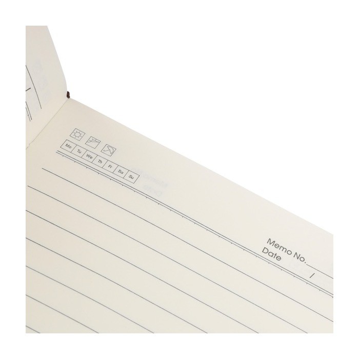 Libreta con efecto pana en la parte superior hojas a rayas A5 novena vista Libreta con efecto pana en la parte superior hojas a rayas A5 novena vista